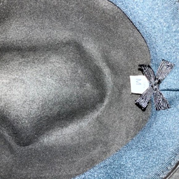 Fiorentino Vintage Fedora Black/Dark Grey Felt Hat - Picture 7 of 7